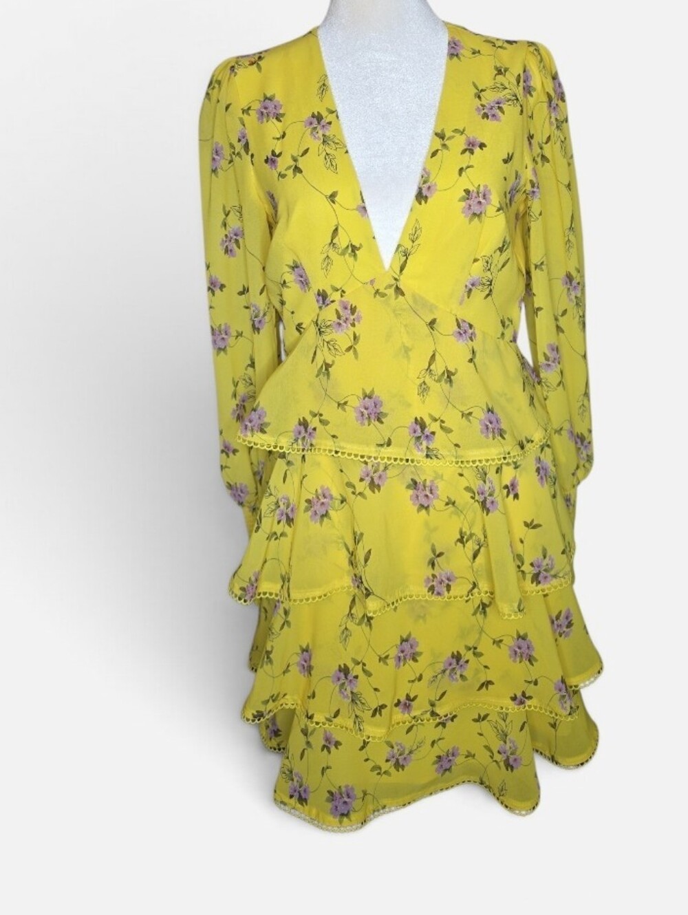 Gianni Bini Ruffle Floral Dress